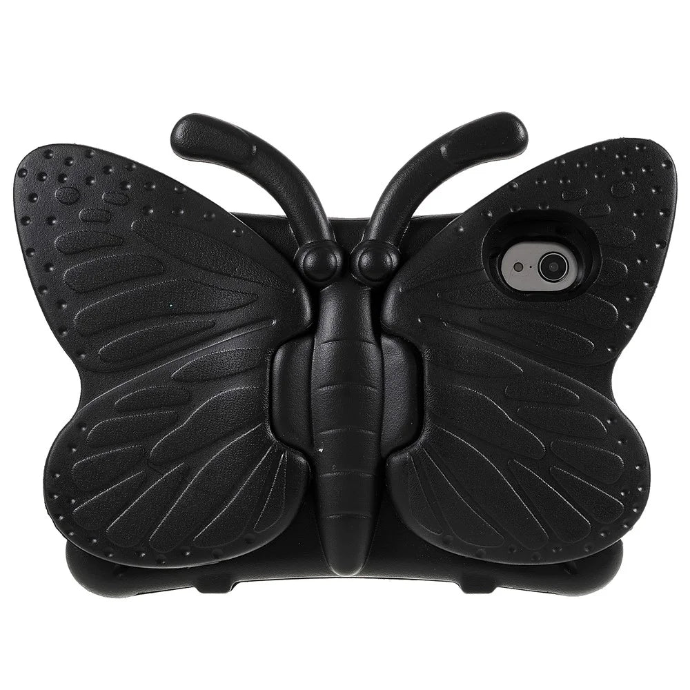 Butterfly Style Fall Protection Kickstand Design EVA Tablet Case Cover for iPad mini (2024) / mini (2021) - Black - 3