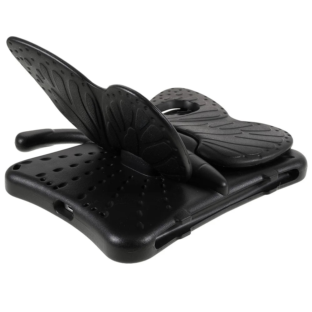 Butterfly Style Fall Protection Kickstand Design EVA Tablet Case Cover for iPad mini (2024) / mini (2021) - Black - 4