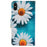Wallet Stylish Pattern Printing PU Leather Case Magnetic Flip Stand Folio Cover with Strap for iPhone X/XS 5.8 inch - Daisies - 3