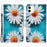 Wrist Strap Pattern Printing PU Leather Wallet Case Magnetic Flip Stand Folio Cover for iPhone 11 6.1 inch - Daisies - 1