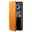 SUTENI Textured Surface Magnetic Automatic Closing Wallet Stand Design Leather Case for iPhone 12/12 Pro 6.1 inch - Khaki - 5