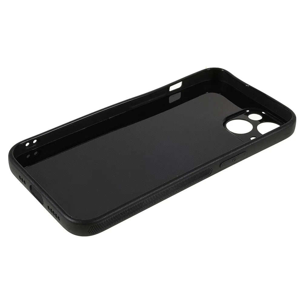 Anti-fingerprint Carbon Fiber Texture Flexible TPU Phone Case Phone Covering for iPhone 13 mini 5.4 inch - 7