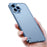 For iPhone 13 Pro 6.1 inch Anti-scratch PC + Metal Hybrid Case Matte Mobile Phone Shell - Blue - 2