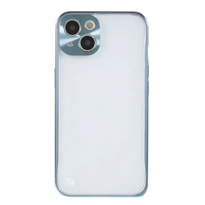 For iPhone 13 6.1 inch PC + Metal Hybrid Case Shockproof Matte Mobile Phone Shell - Black - 2