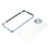 For iPhone 13 6.1 inch PC + Metal Hybrid Case Shockproof Matte Mobile Phone Shell - Black - 5
