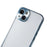 For iPhone 13 6.1 inch PC + Metal Hybrid Case Shockproof Matte Mobile Phone Shell - Black - 7