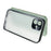 For iPhone 12 6.1 inch Drop-resistant Hard PC + Metal Matte Hybrid Phone Case Shell - Blue - 4