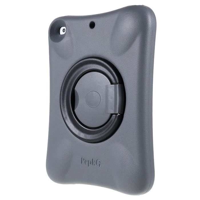 PEPKOO 360 Degree Rotation Kickstand Enhanced Frame EVA Tablet Case Cover for iPad 10.2 (2021) - Black - 3