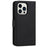 Detachable PU Leather Wallet Stand Case Non-slip Grip Phone Shell with Wrist Strap for iPhone 13 Pro 6.1 inch - Black - 3