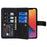 Detachable PU Leather Wallet Stand Case Non-slip Grip Phone Shell with Wrist Strap for iPhone 13 Pro 6.1 inch - Black - 7