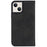 PU Leather Skin-touch Feeling Auto-absorbed Phone Case Shell with Wallet Stand for iPhone 13 6.1 inch - Black - 3
