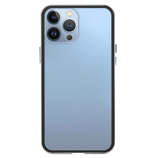 For iPhone 13 Pro Max 6.7 inch Anti-peep Phone Case Metal Frame + Double-sided Tempered Glass Hybrid Cover with Magnetic Closure - Silver - 2