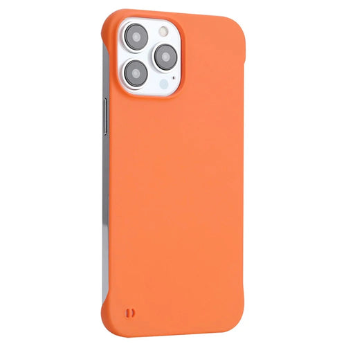 ENKAY HAT PRINCE Hard PC Lightweight Phone Covering Rubberized Matte Frameless Anti-scratch Phone Case Shell for iPhone 13 Pro 6.1 inch - Orange - 1