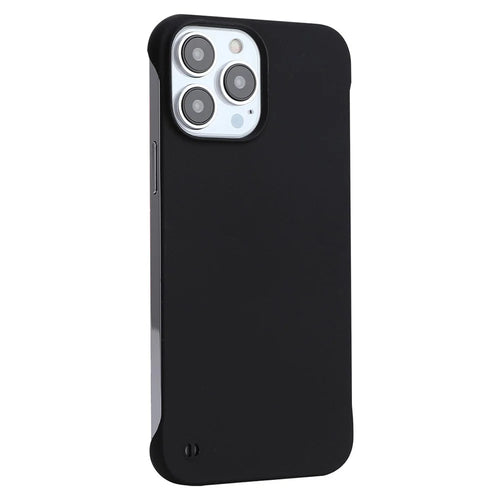 ENKAY HAT PRINCE for iPhone 12 Pro Max 6.7 inch Hard PC Slim Light Rubberized Matte Shockproof Phone Case Cover - Black - 1