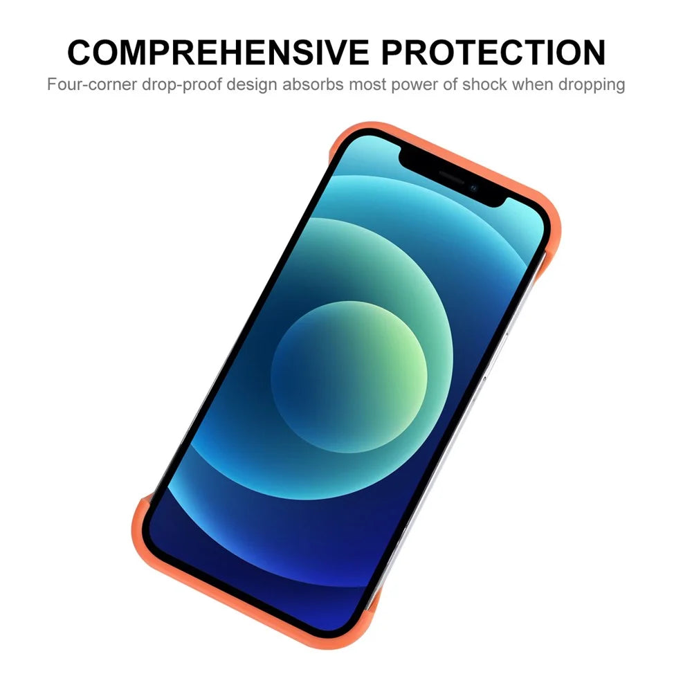ENKAY HAT PRINCE For iPhone 12 Pro Max 6.7 inch Frameless Slim Phone Case with 9H Tempered Glass Screen Protector Heat Dissipation Phone Cover Drop Resistant Protective Shell - Blue - 3