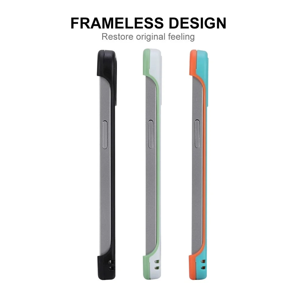 ENKAY HAT PRINCE For iPhone 13 Pro Max 6.7 inch Slim Phone Case Scratch-Resistant Cover Drop Resistance Phone Protector - Blue - 7
