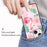 For iPhone 13 6.1 inch Case, Pattern Design Hard Tempered Glass+PC Back TPU Frame Shockproof Cover - Leaves - 6