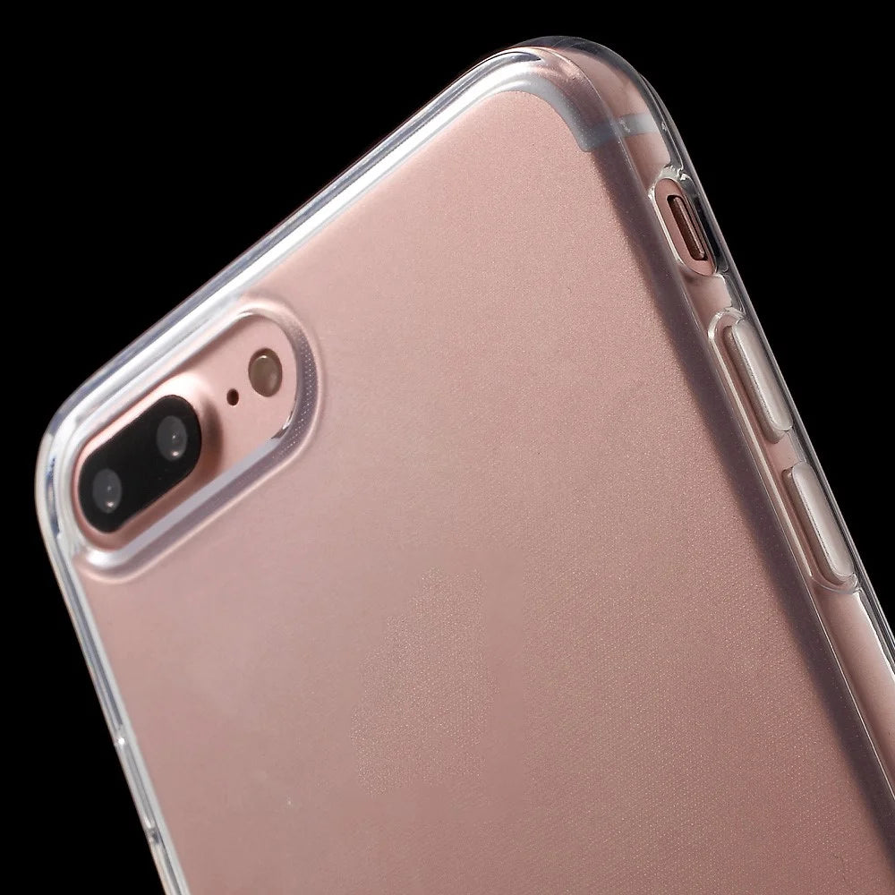 Clear Glossy Gel TPU Skin for iPhone 8 Plus / 7 Plus 5.5 Inch - Transparent - 5