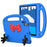 Mini Palm Shape Kickstand EVA Case for iPad 10.2 (2021) / (2020) / (2019), Hand Grip Impact-Resistant Tablet Shell - Blue - 1