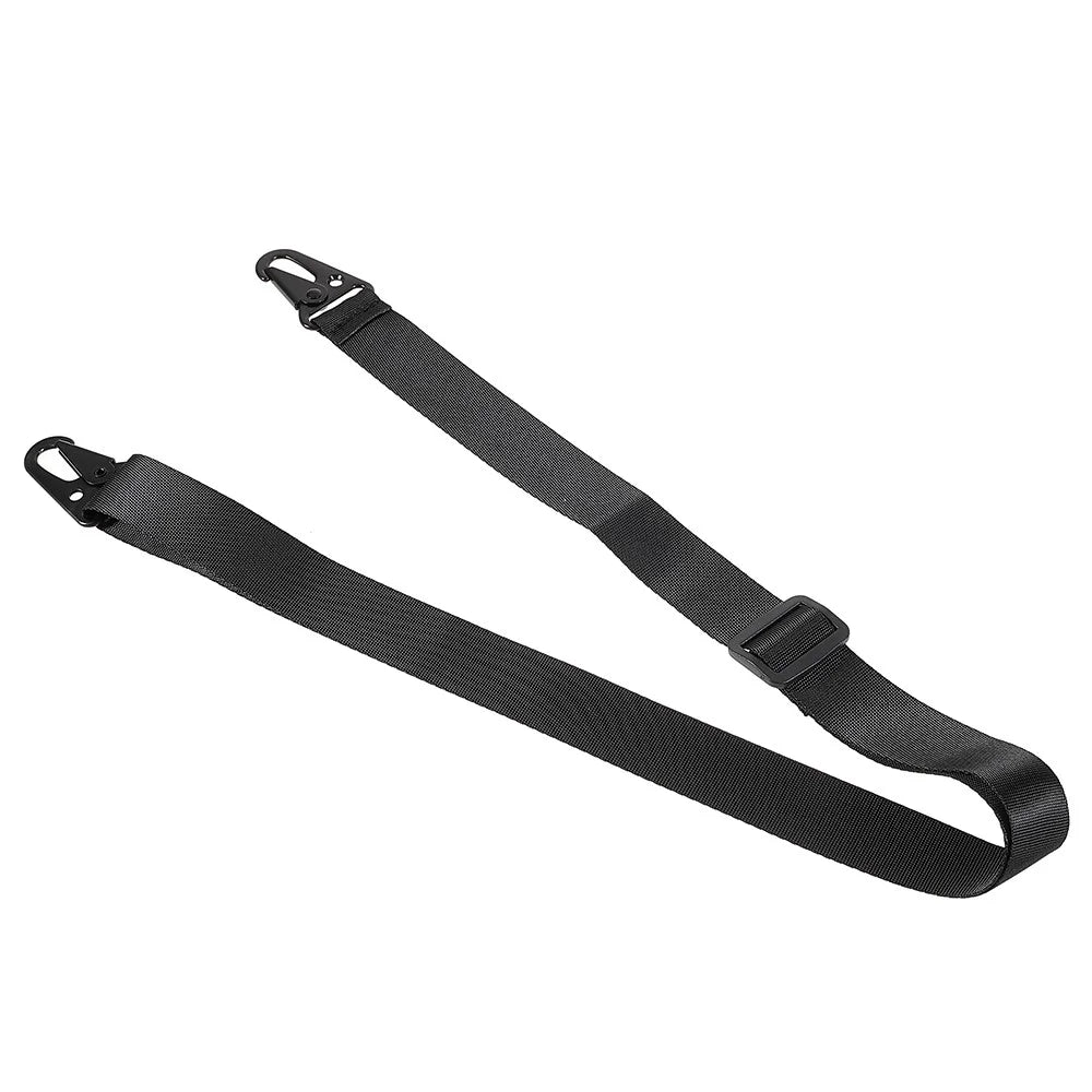 For iPhone 11 6.1 inch Slim Matte Cell Phone Case Drop Shockproof TPU Back Cover with Shoulder Strap - Black - 7