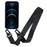 For iPhone 12 Pro Max 6.7 inch Matte Surface Smooth Flexible TPU Protective Phone Cover with Adjustable Strap - Dark Blue - 2