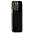 XINLI for iPhone 13 Pro 6.1 inch Anti-scratch Drop-proof Precise Cutout Case Electroplating Golden Edge Soft TPU Shell - Black - 1