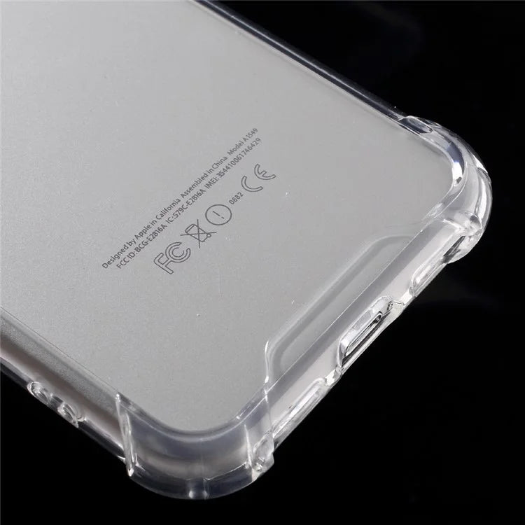 Drop-resistant Acrylic Hard Case Cover for iPhone SE (2020)/SE (2022)/8/7 4.7 inch - Transparent - 4