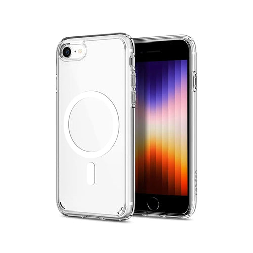 Crystal Magnetic Phone Case for iPhone 7 4.7 inch/8 4.7 inch/SE (2020)/SE (2022), Flexible TPU Phone Protective Cover - 1