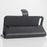 For iPhone 8 Plus / 7 Plus 5.5 inch Litchi Lychee Skin Flip Leather Stand Shell with Folio Flip Wallet - Black - 6