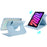 360-degree Rotating Shockproof Case for iPad mini (2024) / mini (2021) 2 in 1 Detachable Skin-Touch Tablet Cover with Stand - Sky Blue - 1