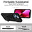 For iPhone 13 Pro 6.1 inch Slide Camera Protection Cover Lightweight Phone Case Ring Kickstand Hybrid PC + TPU Phone Shell - Black - 2