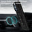 For iPhone 13 Pro 6.1 inch Slide Camera Protection Cover Lightweight Phone Case Ring Kickstand Hybrid PC + TPU Phone Shell - Black - 3