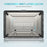 For MacBook Pro 13 inch (2020) PC + TPU Laptop Case Anti-scratch Full-Protection Notebook Cover with Supporting Feet - Black - 4