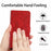 For iPhone 13 Pro Max 6.7 inch Butterfly Flowers Imprinting Anti-fall PU Leather Phone Shell, Pattern Imprinting Design Wallet Stand Case with Shoulder Strap - Red - 5