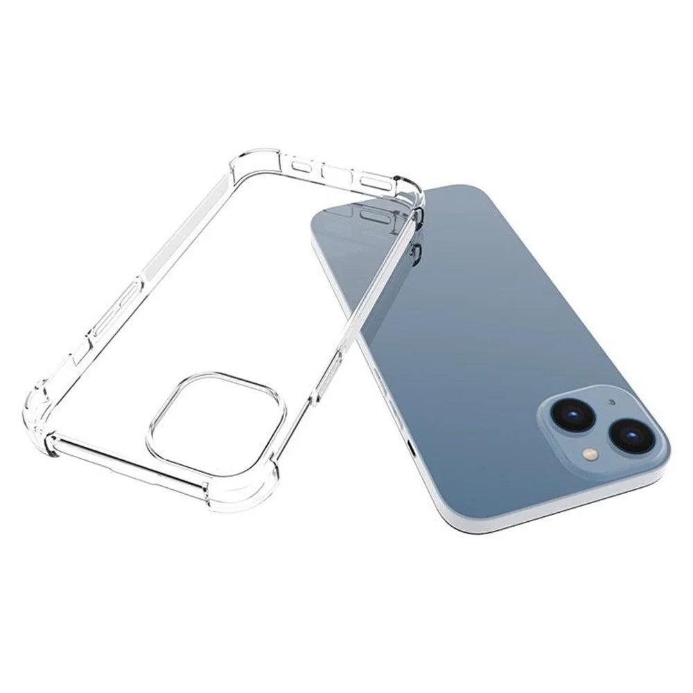 For iPhone 14 6.1 inch Thickened Four Corners Anti-drop TPU Cover Non-slip Phone Case - 2