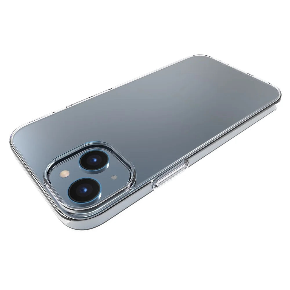 For iPhone 14 6.1 inch Crystal Clear Soft TPU Case Anti-scratch Protective Phone Cover - 4