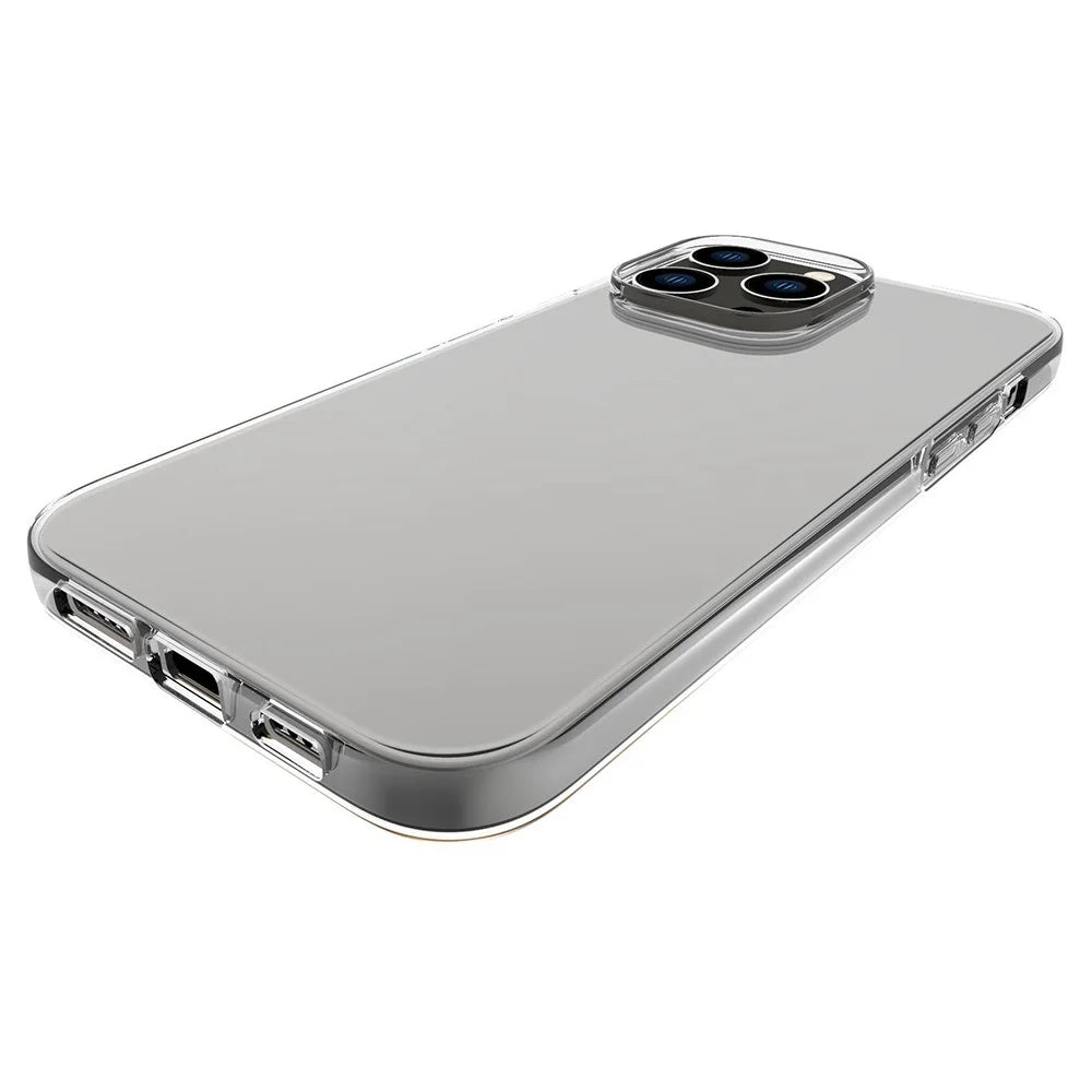For iPhone 14 Pro Max 6.7 inch High Transparency Flexible TPU Case Protective Phone Cover - 4