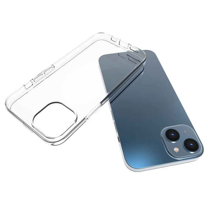 For iPhone 14 Plus 6.7 inch Anti-scratch Transparent Flexible TPU Phone Case Protective Cover - 2