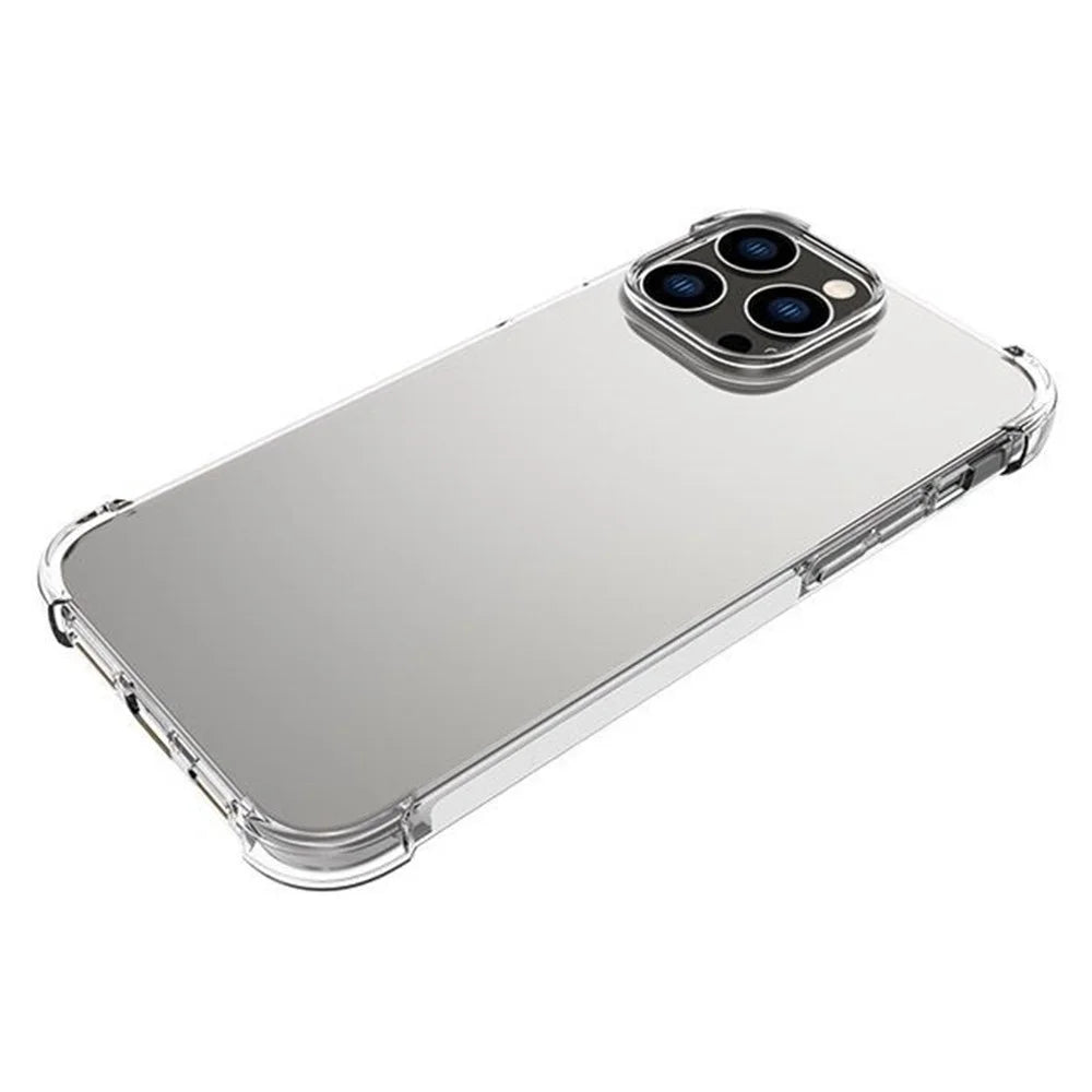 For iPhone 14 Pro Max 6.7 inch Anti-fall Protection Soft TPU Cover Non-slip Shockproof Mobile Phone Case - 3