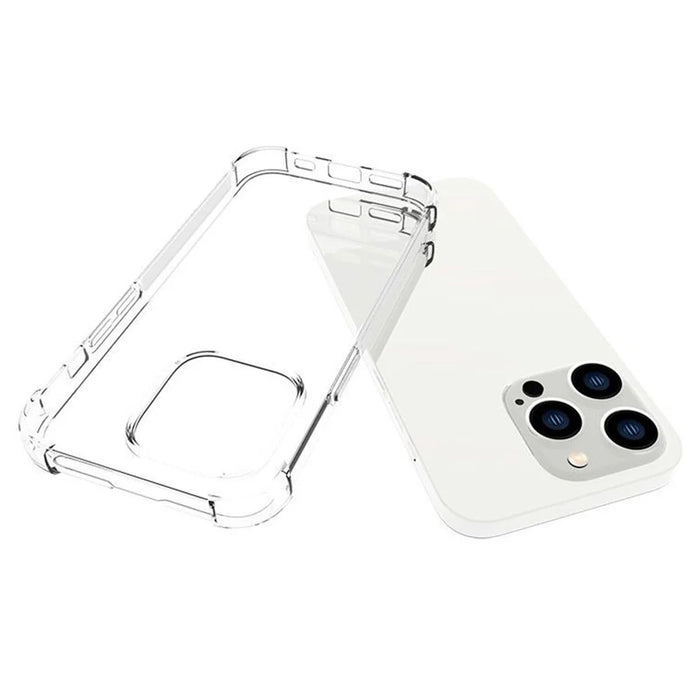 For iPhone 14 Pro 6.1 inch Thickened Corners Drop-proof TPU Cover Anti-slip Transparent Phone Case - 2