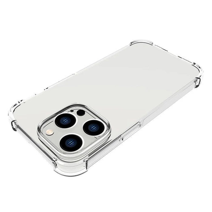 For iPhone 14 Pro 6.1 inch Thickened Corners Drop-proof TPU Cover Anti-slip Transparent Phone Case - 4