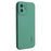 ENKAY HAT PRINCE Liquid Silicone Case for iPhone 12 6.1 inch, Precise Cutouts Slim Fit Shockproof Protective Back Cover - Green - 1