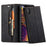 AUTSPACE A01 Series for iPhone X/XS PU Leather Case RFID Blocking Wallet Stand Flip Cover - Black - 1