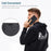 AUTSPACE A01 Series for iPhone XR 6.1 inch PU Leather Case RFID Blocking Wallet Stand Flip Cover - Black - 7