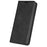 For iPhone 14 Pro 6.1 inch Soft Skin Feeling Leather Folio Book Flip Cover Horizontal Viewing Stand Magnetic Absorption Phone Case - Black - 6