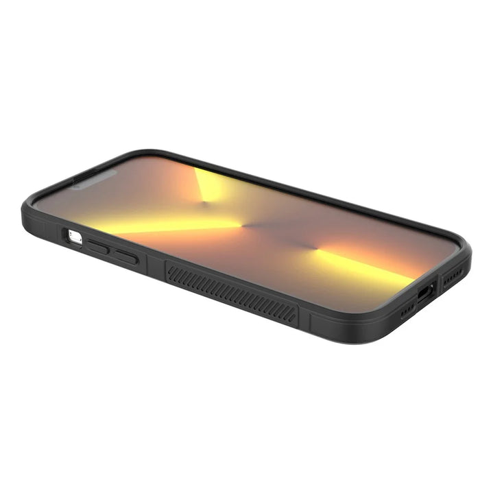 For iPhone 13 Pro Max 6.7 inch Shockproof Rugged Back Shell TPU Phone Protector Case - Black - 2