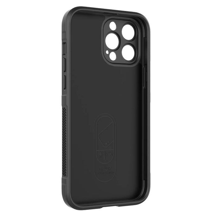 For iPhone 13 Pro Max 6.7 inch Shockproof Rugged Back Shell TPU Phone Protector Case - Black - 7