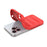 For iPhone 13 Pro 6.1 inch Anti-fall Rugged Back Shell Soft TPU Phone Protector Case - Red - 4