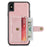 JEEHOOD Wallet Phone Case for iPhone XS 5.8 inch Shockproof Phone Cover with RFID Blocking Function Scratch Resistant Phone Protector Support Wireless Charging - Pink - 2