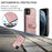 JEEHOOD Shockproof Wallet Phone Case for iPhone 11 6.1 inch RFID Blocking Anti-fall Phone Cover Scratch Resistant Protector Support Wireless Charging - Pink - 5